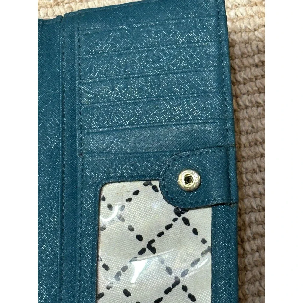 Kate Spade Bifold Wallet Hunter Green Classic Iconic card holder